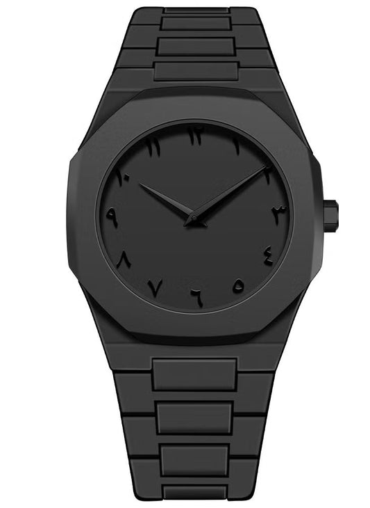 ESTYLOโข-Black Arabic Aura Watch ESTYLOโข